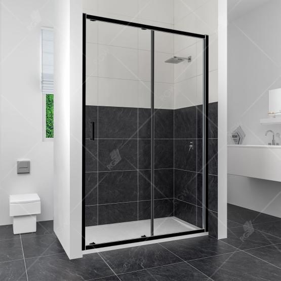 Душевая дверь RGW Classic CL-14B 120 см стекло прозрачное/профиль черный 32091412-14