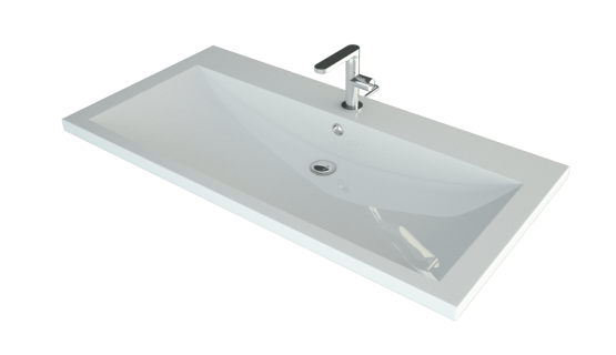 Раковина Madera Alice 900 литьевой мрамор