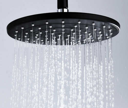 Верхний душ Wasserkraft A077 22,5 см , черный