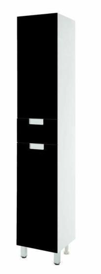 Пенал-35 Bellezza Пегас R с 1 ящ. без б/к черный