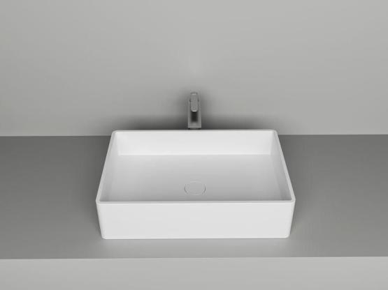 Раковина NT BAGNO NT411 Retta 600x400 искусственный камень белый матовый