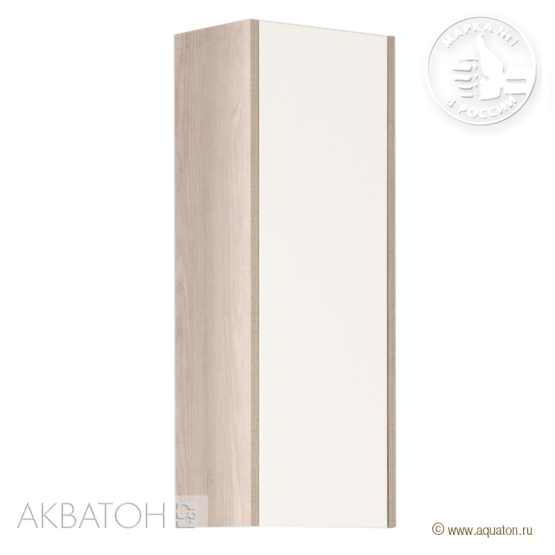 Шкафчик Акватон Йорк 30 1A171403YOAV0 белый/ясень фабрик
