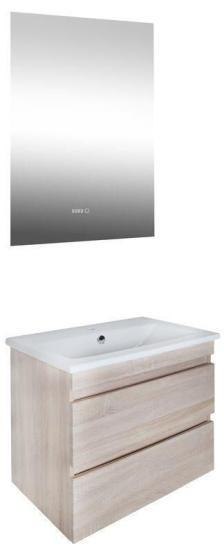 Тумба ASB-Mebel Лира 60 Дуб Сонома подвесная под умывальник Элина 60