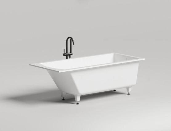 Ванна Salini CASCATA 170x75 покраска по RAL полностью S-Sense матовая 104113MF