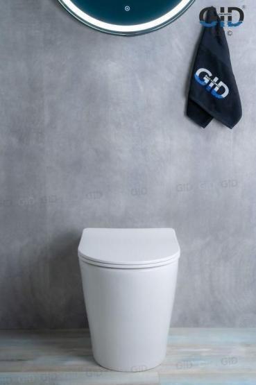 Унитаз Gid TRS-263 53 см приставной безободковый микролифт белый