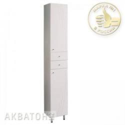 Акватон пенал Минима М с бельевой корзиной левый