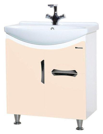 Тумба под раковину Bellezza Лагуна 65 напольная с 1 ящ. бежевая