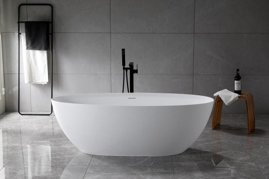 Ванна Vincea VBT-4S01MW 1700х760х560 Solid Surface белый матовый