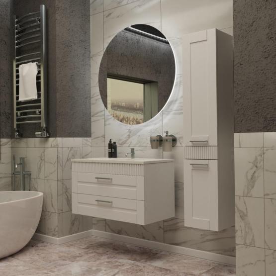 Тумба SANVIT Турин-2 80 подвесная Белый без раковины