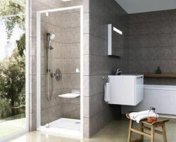 Душевая дверь Ravak PDOP1-90 блестящая + стекло транспарент