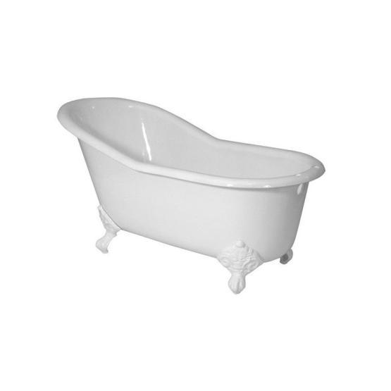 Ванна Magliezza Gracia-WH 170х76 см чугунная ножки белые