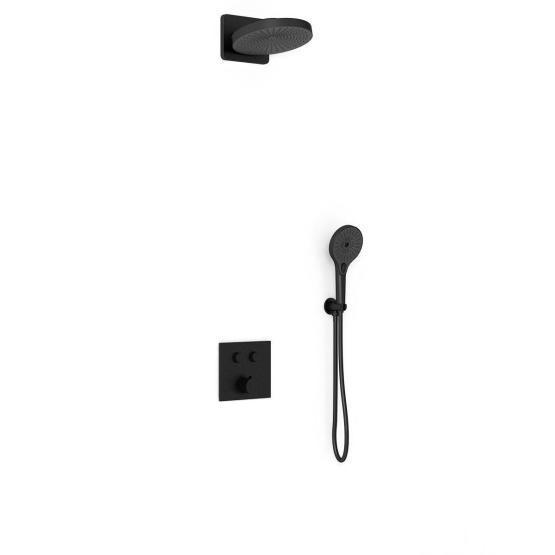 Душевой комплект Vincea Inspire VSFW-4I211MB встраиваемый, черный