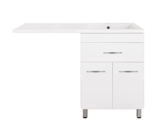 Тумба под раковину Style Line Elfante Валеро 60 напольная, Космос 120, Люкс PLUS