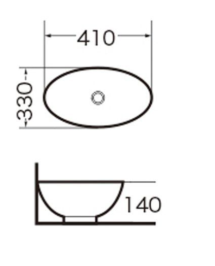 Раковина Grossman GR-3018 (410*330*140) белая