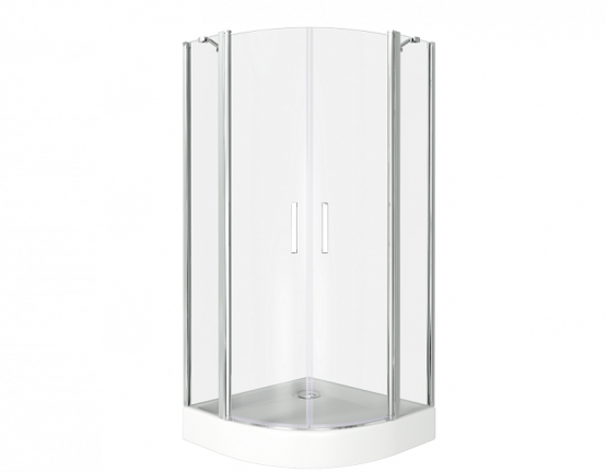 Душевой угол GOOD DOOR Pandora R-100-T-CH 100x100 см