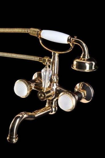 Смеситель для ванны Boheme Satine 293-ST золото