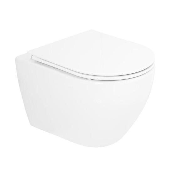 Унитаз Cezares Stylus-Tor CZR-6601-TH-TOR безободковый подвесной