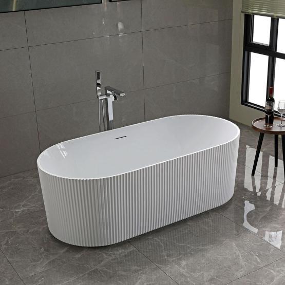 Ванна Vincea VBT-426-1700 1700х800х580 цвет белый щелевой перелив