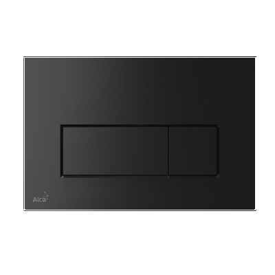 Кнопки смыва AlcaPlast THIN черная матовая