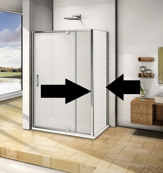 Боковая стенка GOOD DOOR Orion SP-80-G-CH 80x185 см