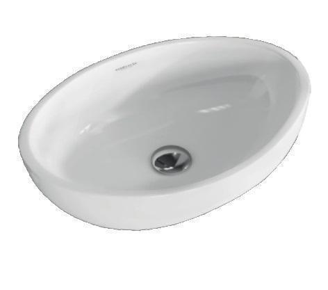 Раковина Sanita Luxe Ringo Cut, накладная, белая (RNGSLWB01C)