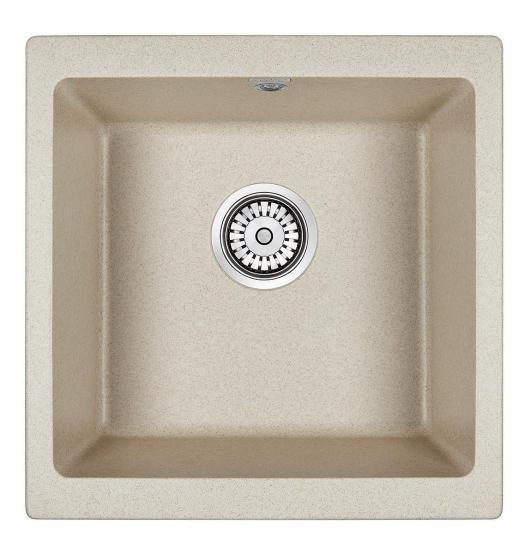 Мойка для кухни Paulmark BRILON, PM104546-BE, бежевый, 445х460, подст. мон. Paulmark