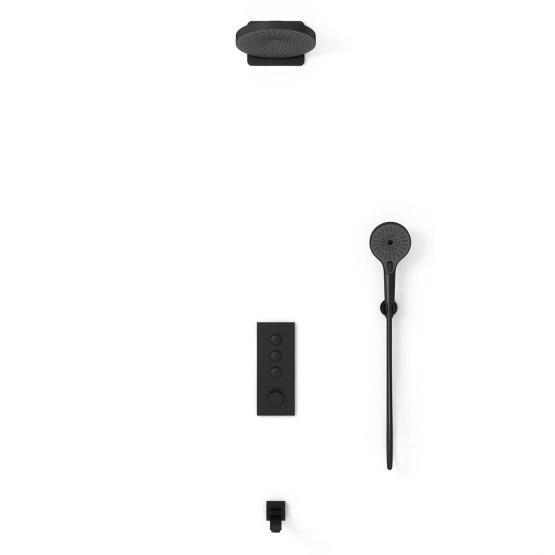 Душевой комплект Vincea Inspire VSFW-433TI1MB встраиваемый, черный