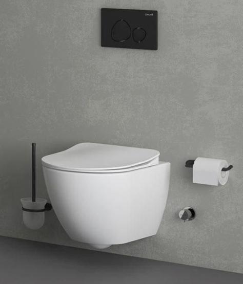 Унитаз CREAVIT FREE FE322-34 безободковый с биде , встроенный смеситель