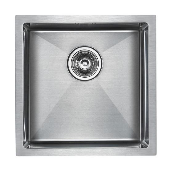 Кухонная мойка Paulmark ALLER PM904444-BS 440х440мм брашированная нерж. сталь
