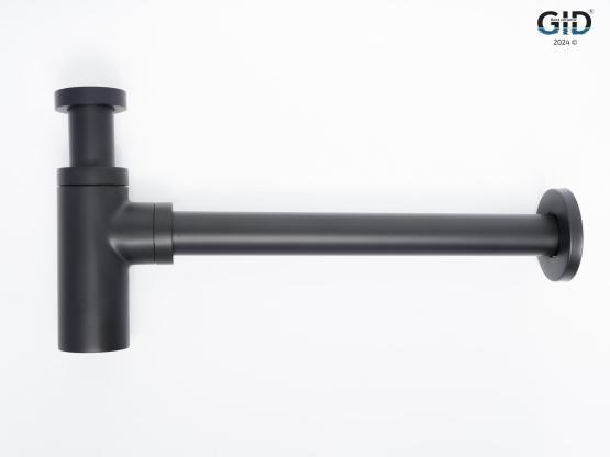 Сифон для раковины Gid G-74BL черный матовый