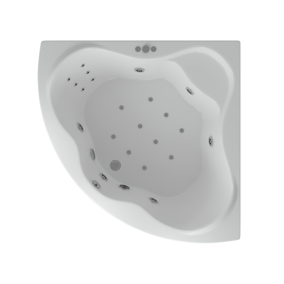 Ванна АКВАТЕК Галатея 135x135 НМ (пневматика)