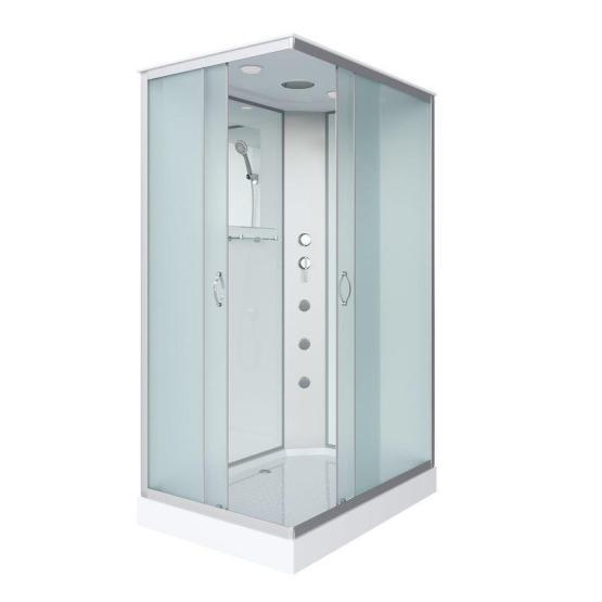 Душевая кабина Niagara NG-43185-14QG 1100х800х2150 низкий поддон 13см стекло матовое