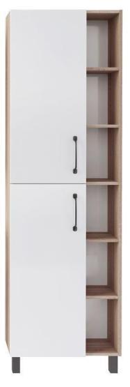 Пенал ASB-Mebel Адель 60 Белый/Дуб Сонома