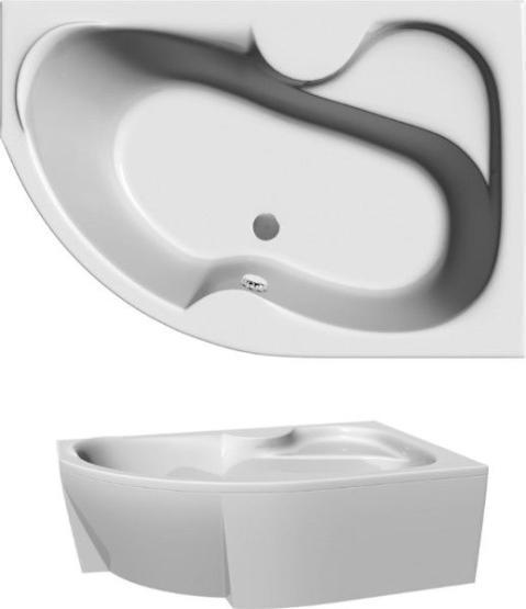 Акриловая ванна Vayer Azalia 170x105 R