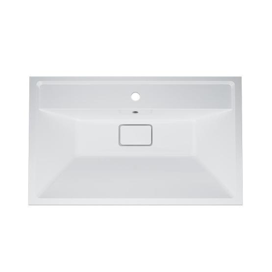 Раковина мебельная AM.PM Inspire 2.0 M50AWPX0801WG 80 см искусственный мрамор белый матовый