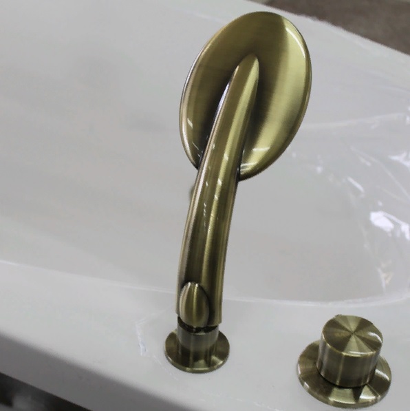 Смеситель на борт ванны Радомир Бриз-BRONZE 1-27-4-0-0-607 бронза