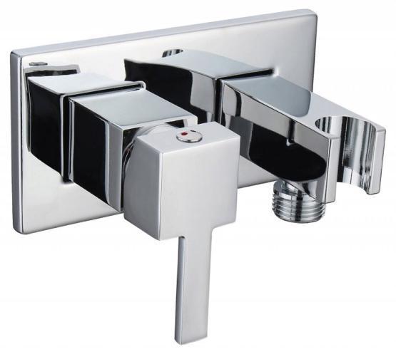 Смеситель CEZARES CZR-DA6-01 для душа,со штуцером с держателем хром