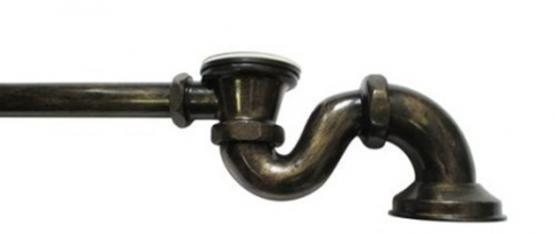 Слив-перелив к ванне Эстет Царская/Бостон (в сборе, патина/бронза)