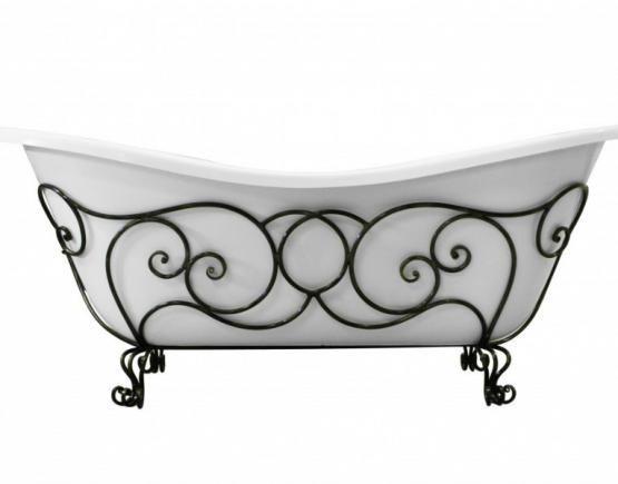 Ванна Эстет Бостон 180х74 белая