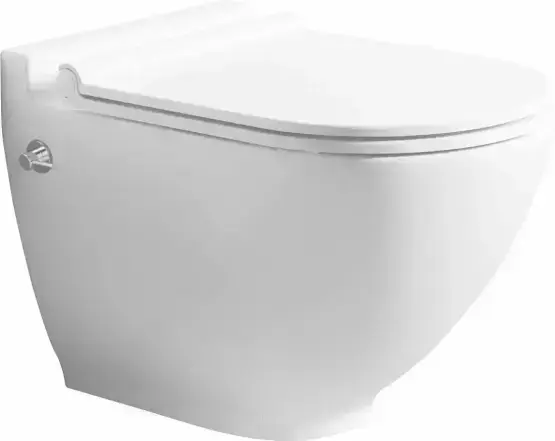 Унитаз Bien HARMONY подвесной безободковый со встроенным смесителем сиденье микролифт HRKA052N5VE0W5000