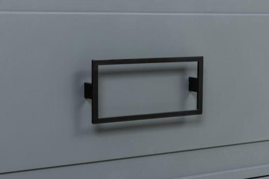 Cubo Nero La Fenice Ручка скоба черная 80 мм., два ящика