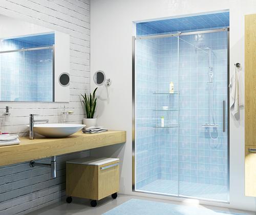 Душевая дверь WasserKraft Dinkel 58R05 120 см, раздвижная, универсальная