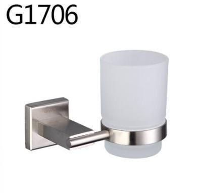 Стакан для зубных щеток Gappo G1706 с держателем. сатин
