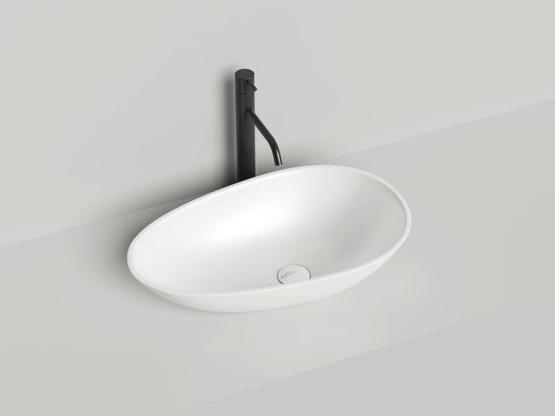 Раковина Salini PAOLA S-Stone матовая 58x35 1101201SM накладная