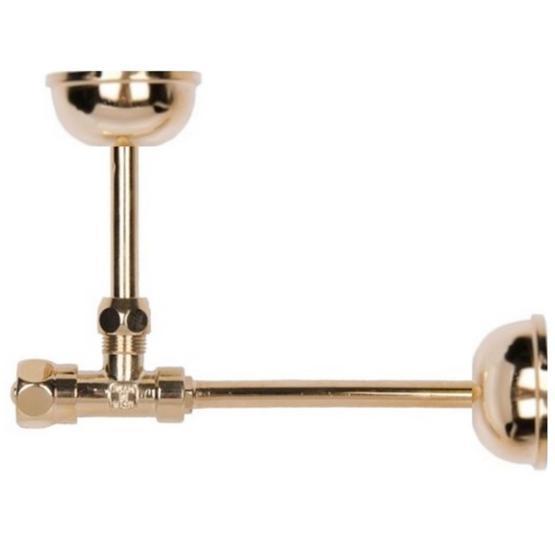 Жесткая подводка воды Magliezza Retro 9088-DO для бачка унитаза, цвет золото