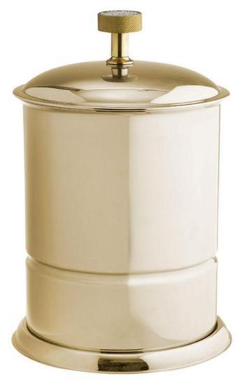 Ведро для мусора металл Boheme Royal Cristal 10927-G-B золото с черными кристаллами