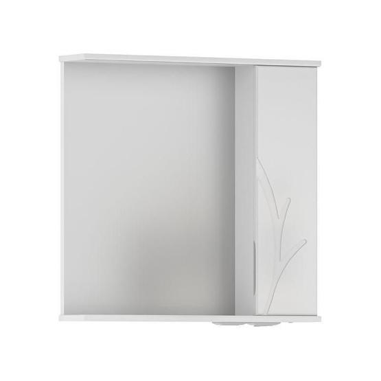 Зеркало-шкаф Volna Adel 70 правый белый глянец