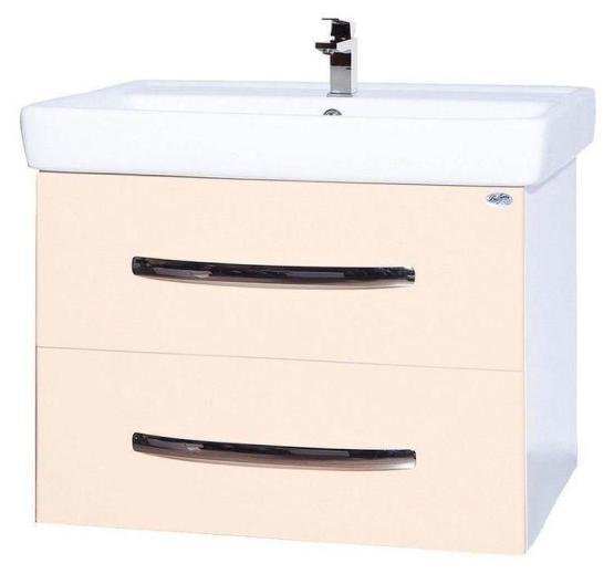 Тумба под раковину Bellezza Рокко 70 подвесная с 2 ящ. (Тигода) бежевая
