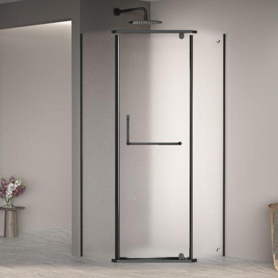 Душевой уголок RGW PA-081B Passage 80x80 Черный матовый матовое