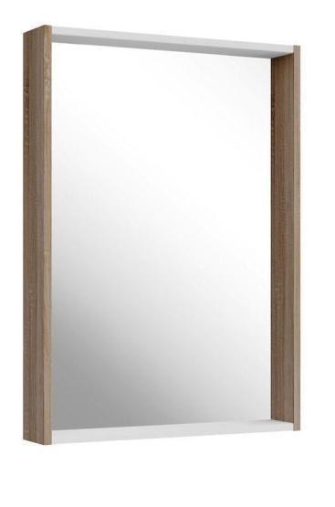 Зеркало ASB-Mebel Лавре 60 Дуб Бардолино/Белый